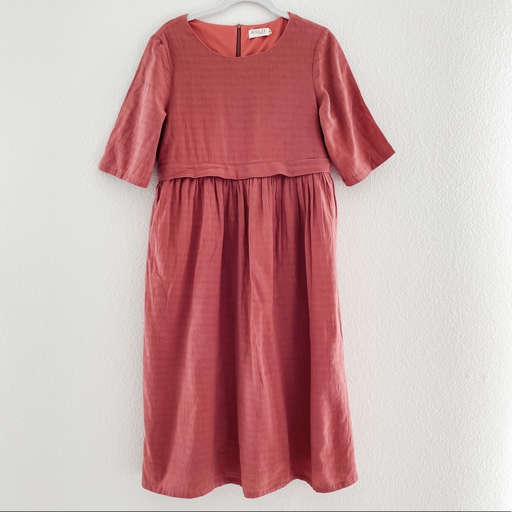 Nursing friendly dress from Roolee